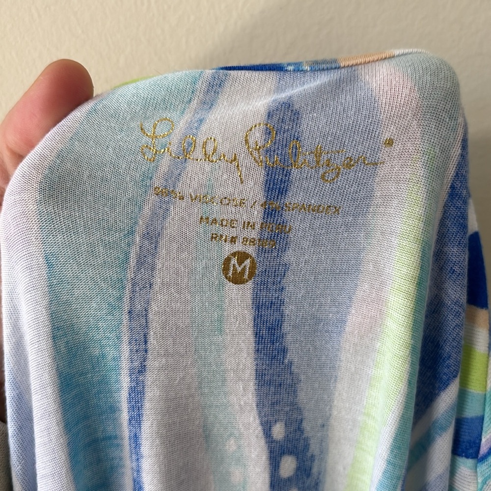 Lilly Pulitzer Lindell Dress Shore Perfection Size Medium - Picture 8 of 8